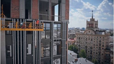 Дымоход на 12-13 этаже в самом центре Киева