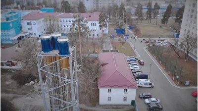 Димохід + мачтова опора + монтаж у київській міській лікарні